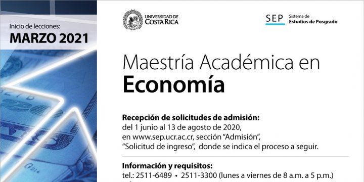 Maestría Académica en  Economía 2021