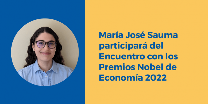 María José Sauma participará del Encuentro con los Premios Nobel de Economía 