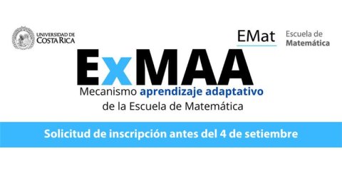 banner ExMaa: Mecanismo aprendizaje adaptativo de la Escuela de Matemática
