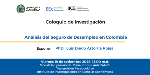 Coloquio de Investigación 19 de setiembre 2025 Análisis del Seguro de Desempleo en Colombia
