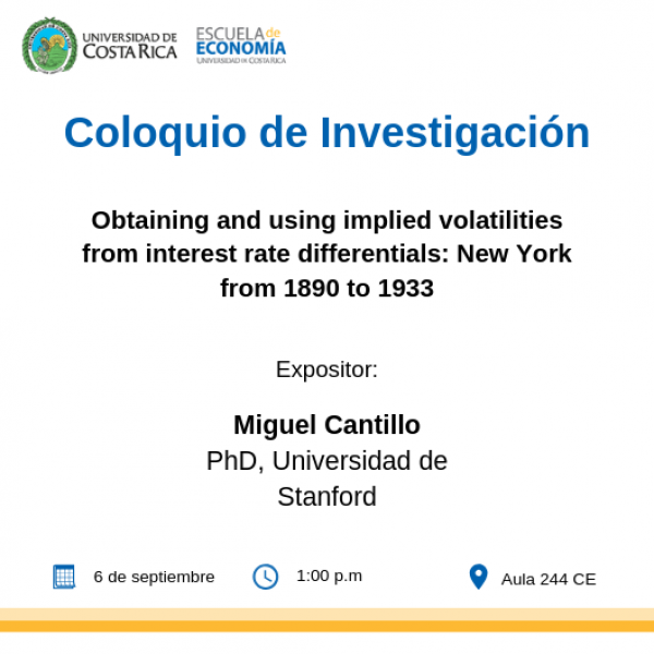 Obtaining and using implied volatilities from interest rate differentials: New York from 1890 to 1933